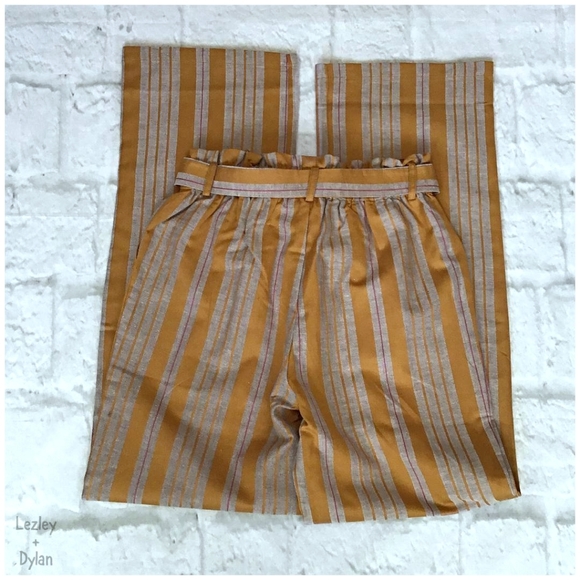 LAST ONE❗CURRENT AIR Anthro Linen Blend Palazzo - Picture 3 of 7